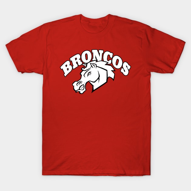 Broncos mascot T-Shirt by Generic Mascots